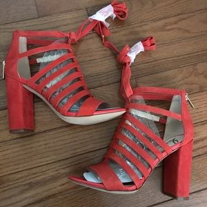 NEW Sam Edelman Blood Orange Yarina Sandal 6 M